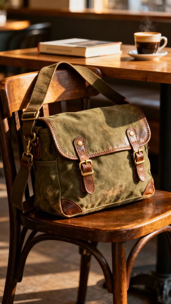 classic canvas messenger bag