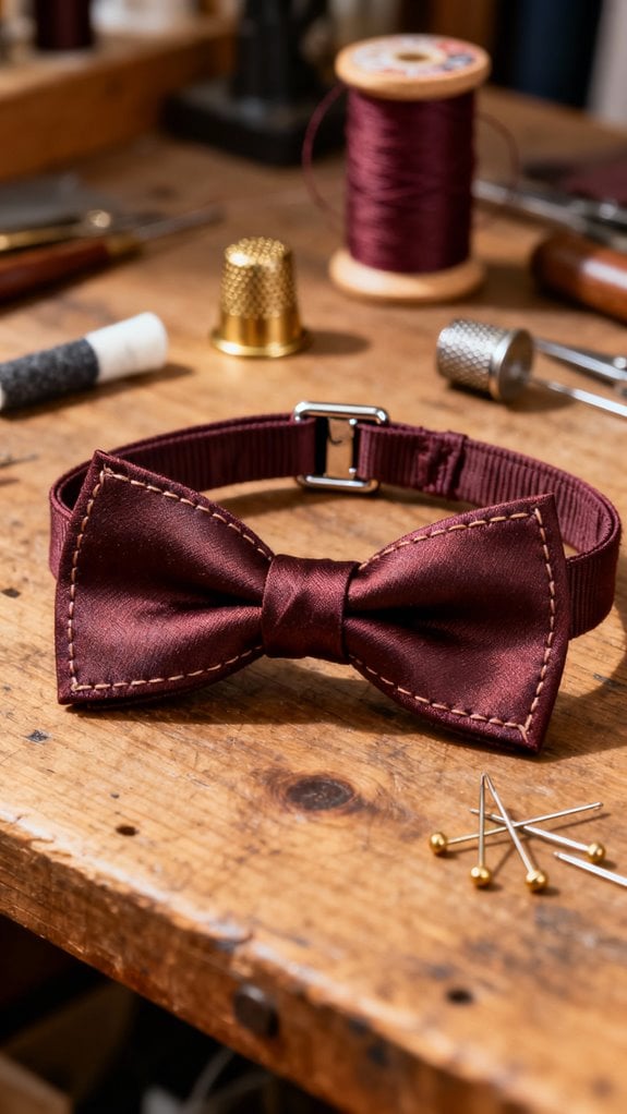 comfortable adjustable bow tie