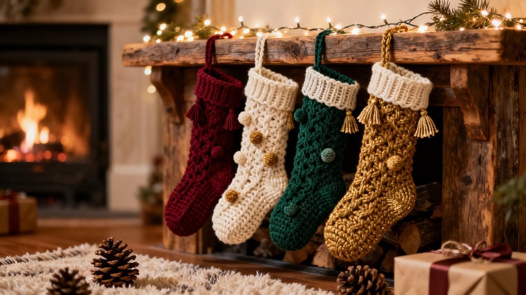 10 Best Crochet Christmas Stockings For Cozy Holiday Vibes