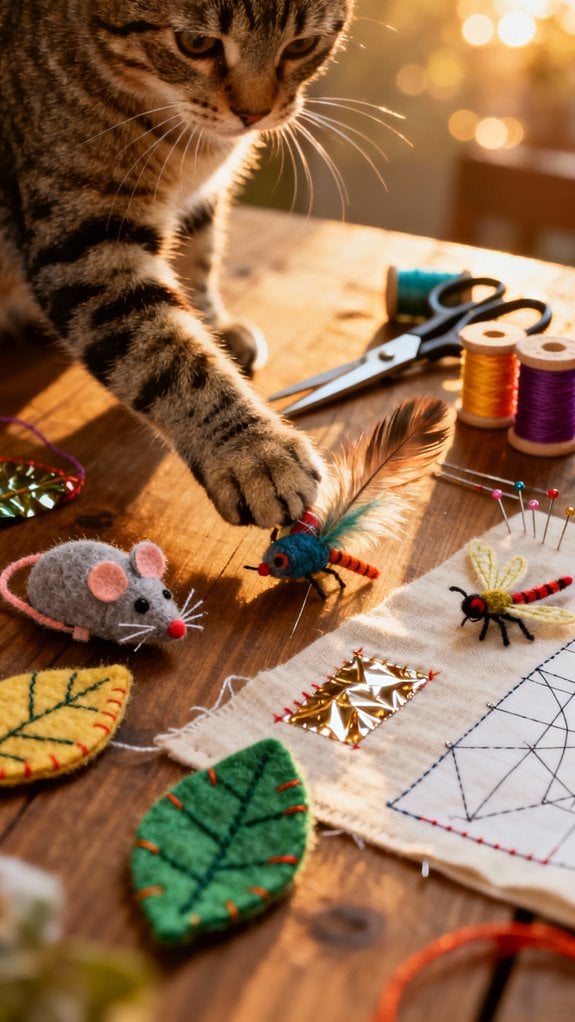 crinkle toys stimulate hunting