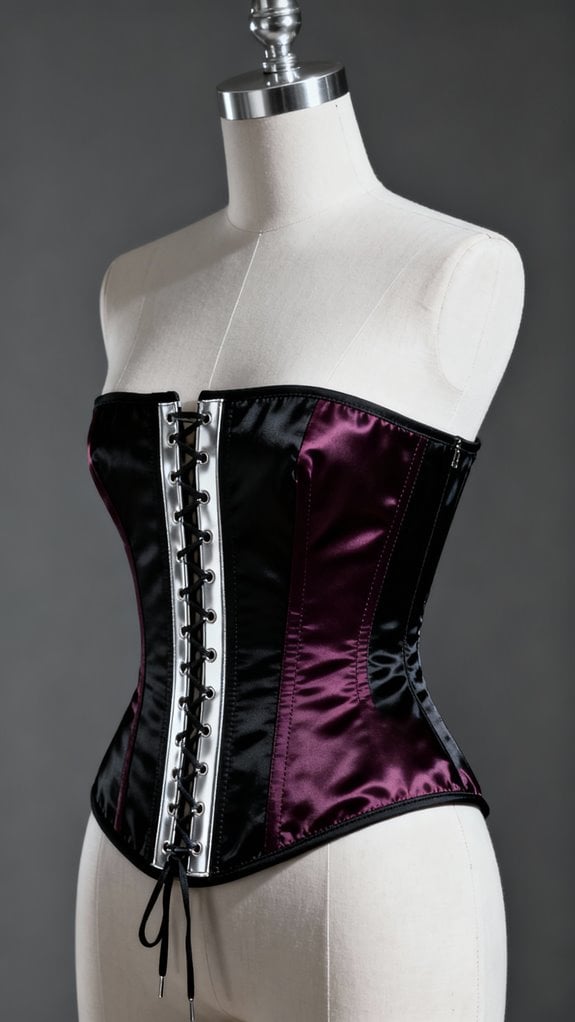 edwardian hourglass corset design