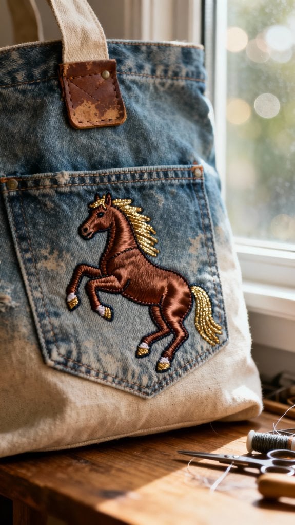 horse embroidery design techniques