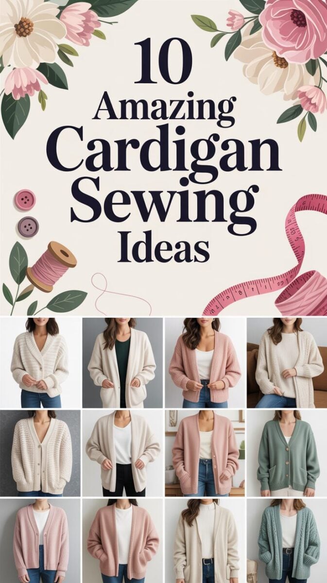 Cardigan Sewing Ideas