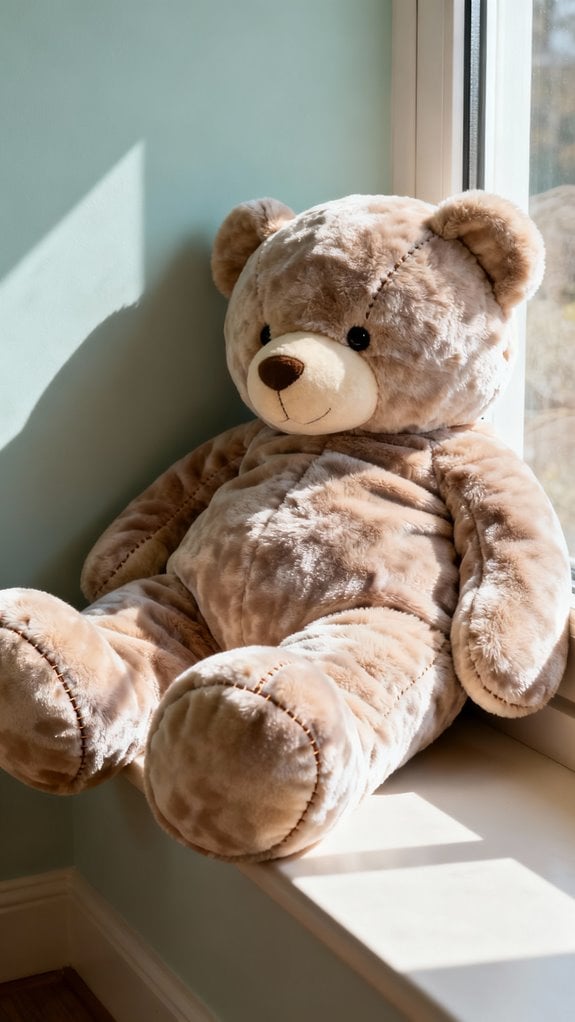 oversized minky cuddle bear