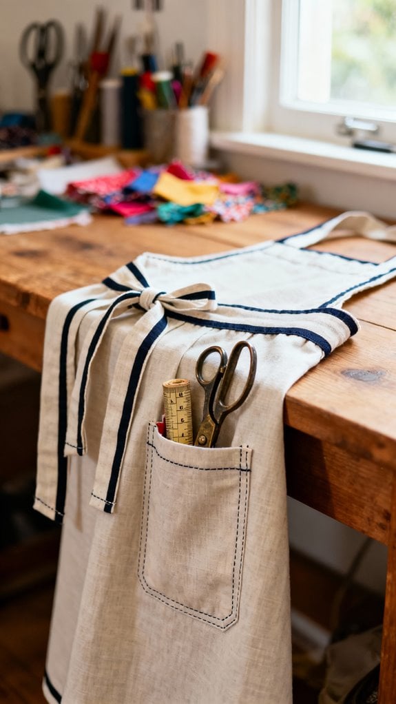quick easy half apron