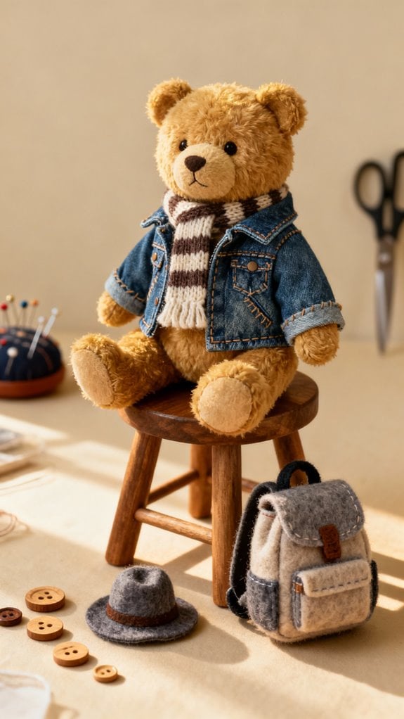 removable outfits for teddy bears