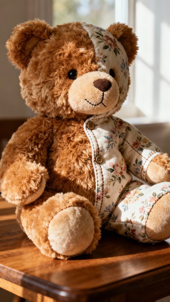 reversible teddy bear design