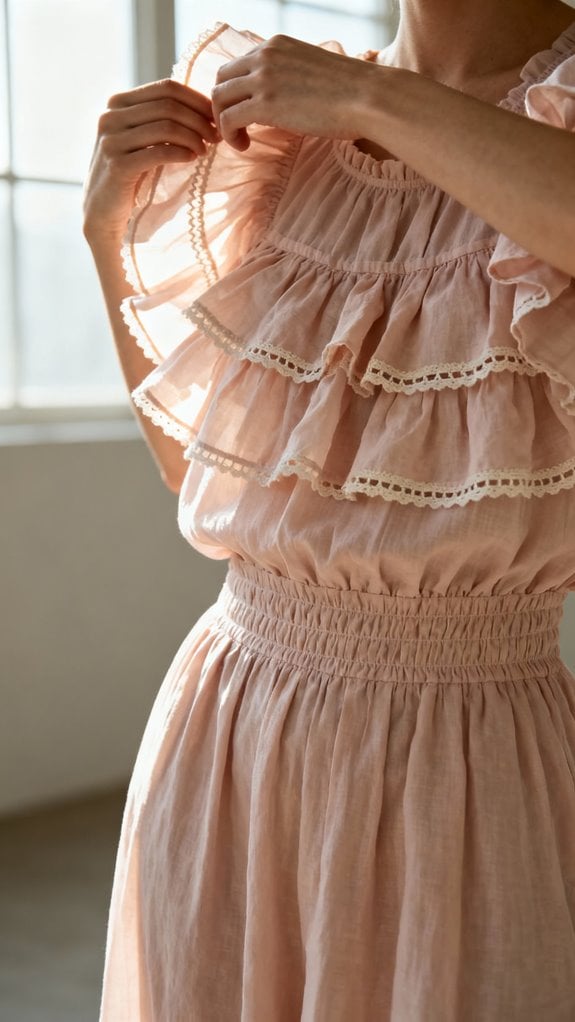 ruffled layered babydoll transformation