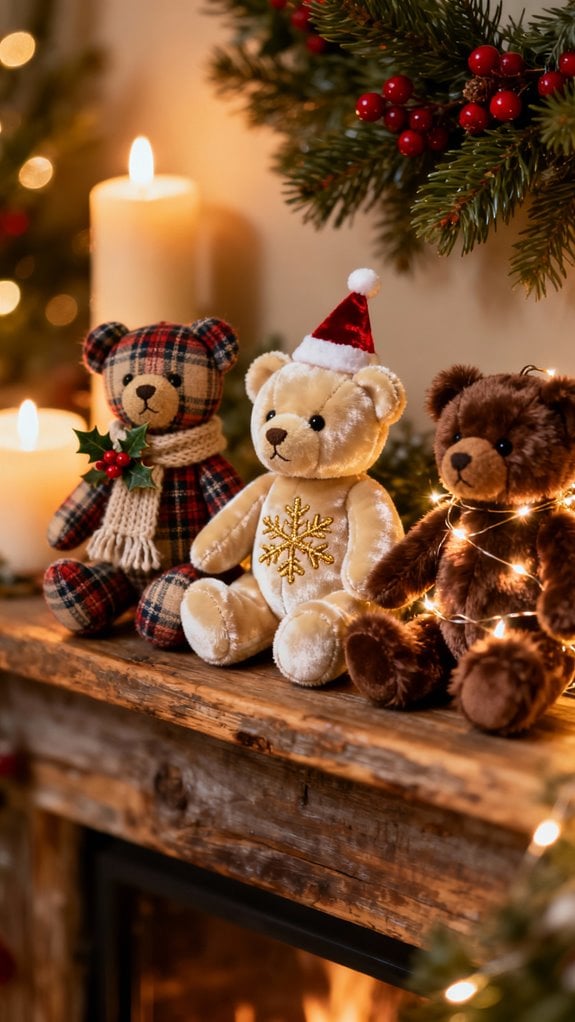 seasonal teddy bear crafting