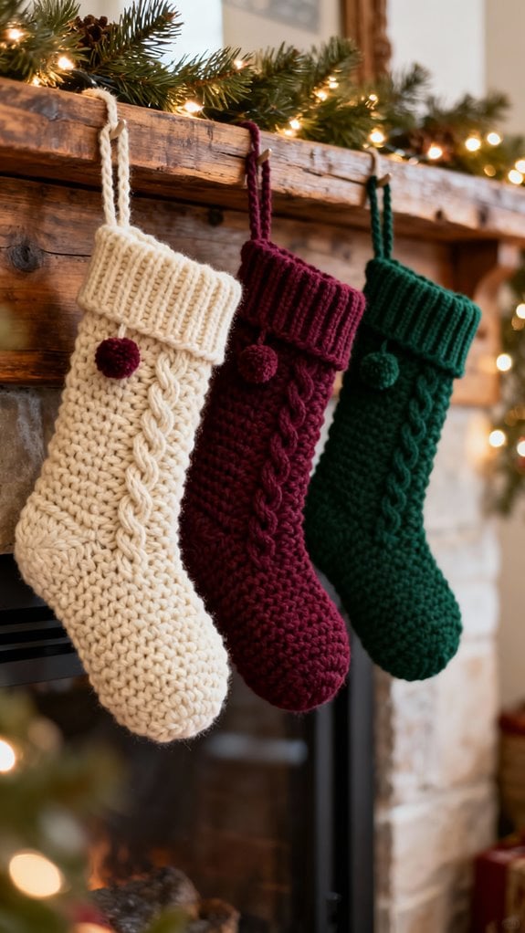 simple crochet christmas stocking