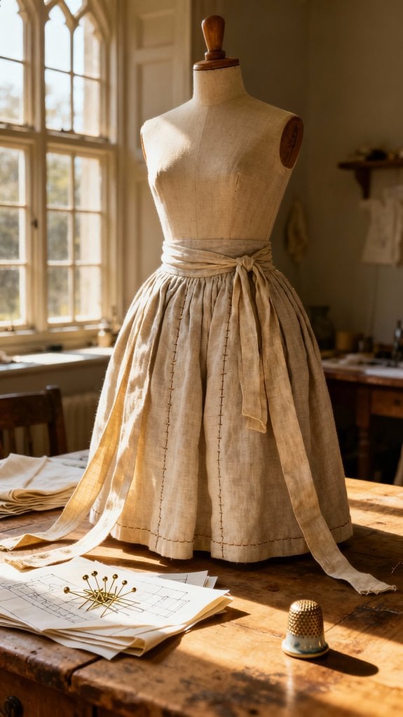 simple sustainable wrap skirt