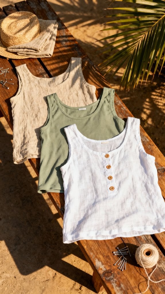 sustainable summer singlet sewing