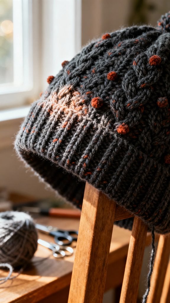 textured beanies for style