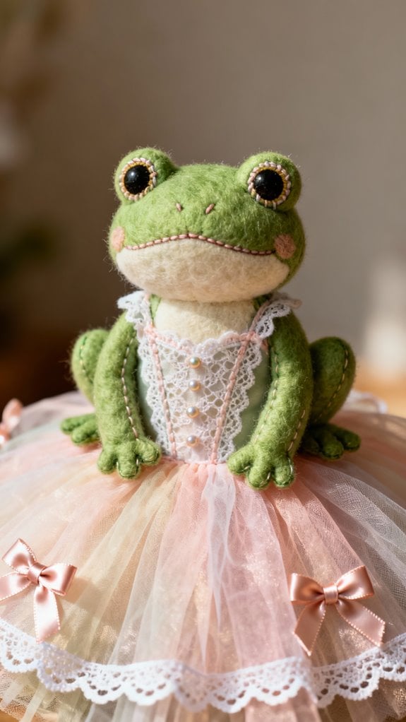 tutu skirt frog creation