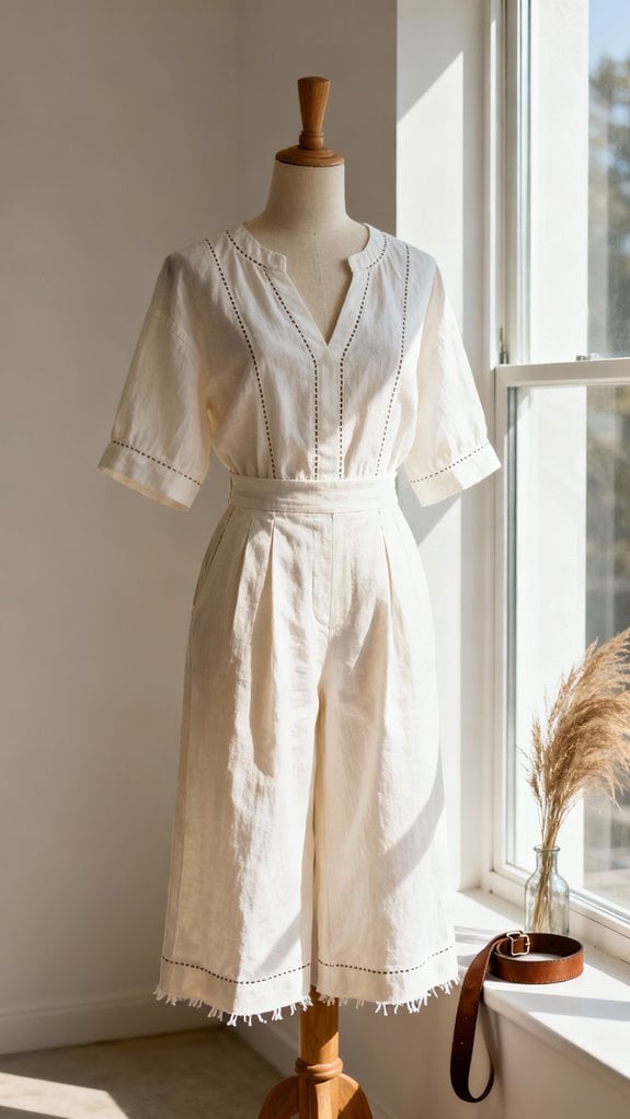 versatile cropped wide leg jumpsuit