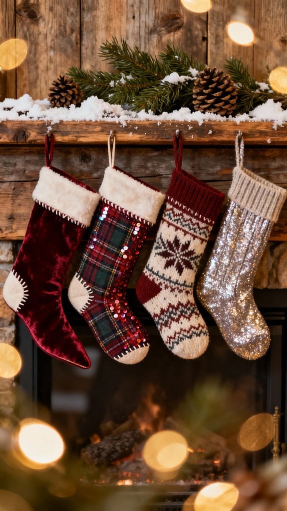 whimsical asymmetrical toe stockings