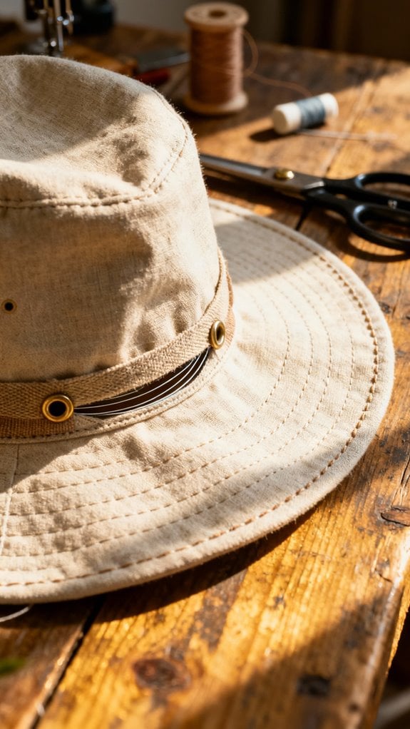 wide brim sun protection