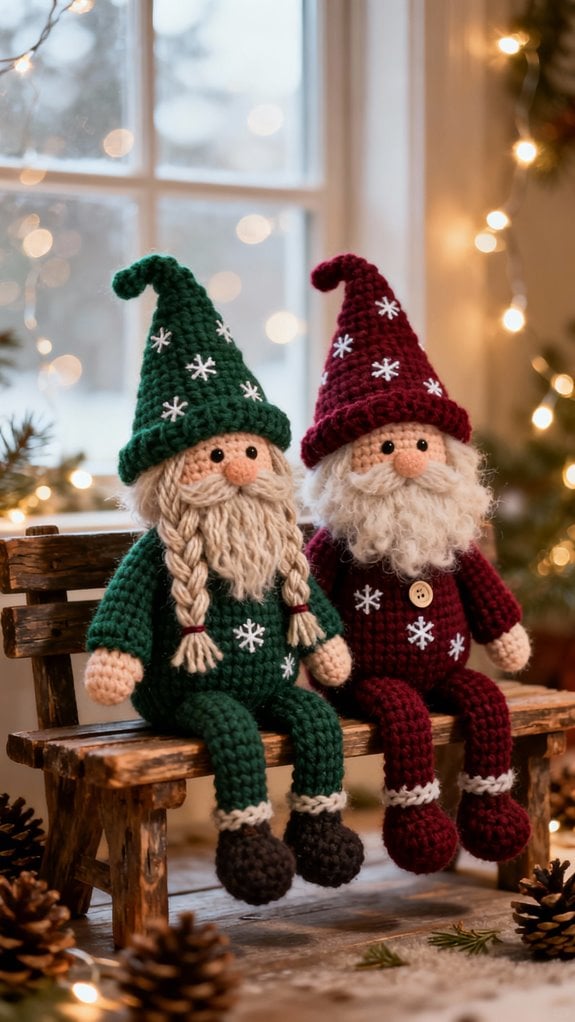 charming matching gnome couples