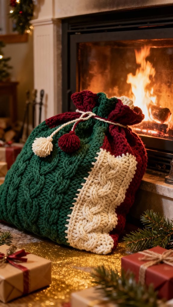oversized holiday gift sack