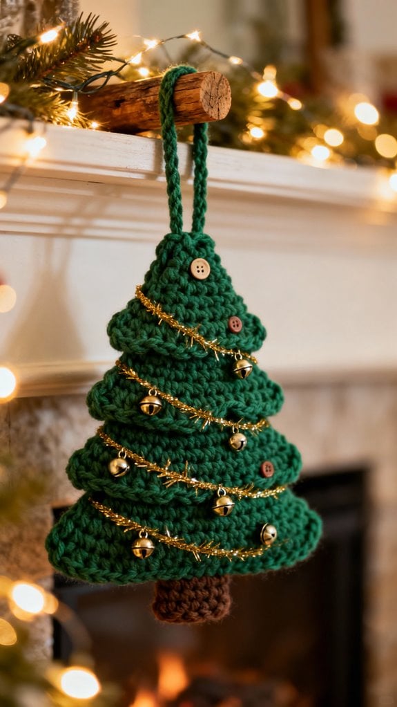 whimsical christmas tree bag