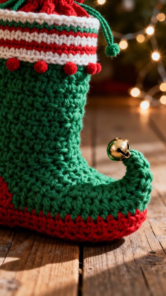 whimsical elf boot gift